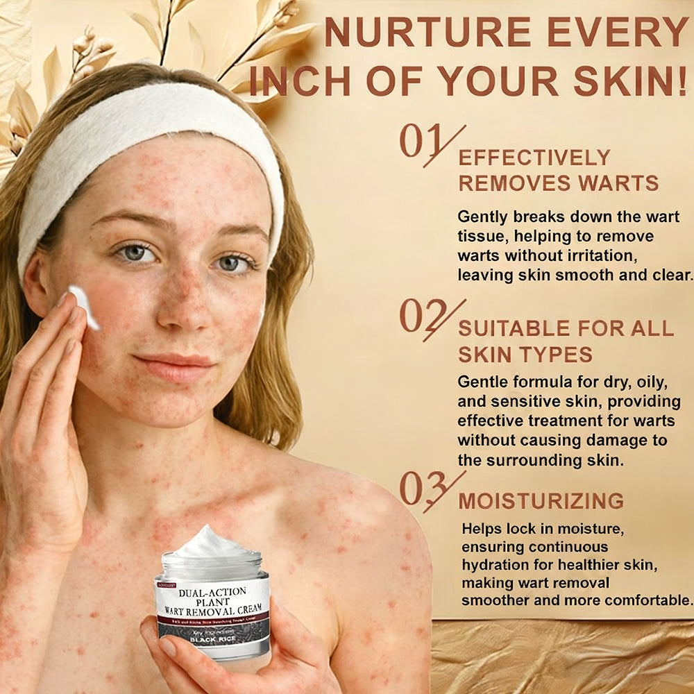 LOVILDS™Black Rice Skin Repair Essence Cream ⚕️ Health Canada Certified Certified (Eliminates warts and skin tags, relieves psoriasis, improves keratin build-up and follicular keratinization, fades pigmentation, sun spots & age spots)