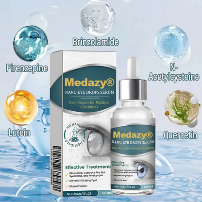 Medazy® Nano Eye Drops Serum —Nano Technology Restores Clear Vision,  No Glasses, No Surgery