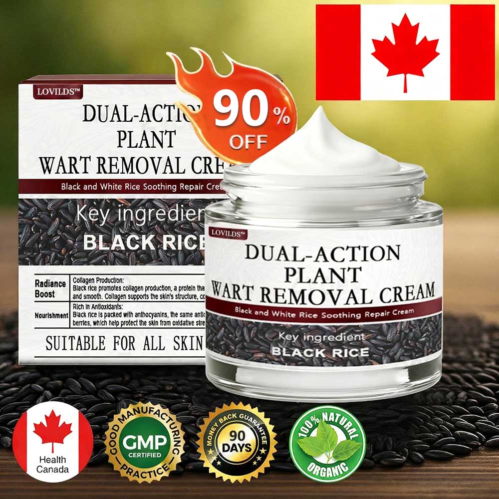 LOVILDS™Black Rice Skin Repair Essence Cream ⚕️ Health Canada Certified Certified (Eliminates warts and skin tags, relieves psoriasis, improves keratin build-up and follicular keratinization, fades pigmentation, sun spots & age spots)