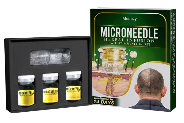 👱‍♂️ Medazy® Microneedle Herbal Infusion Hair Stimulation Set