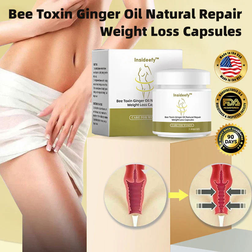 ✨ NEW UPGRADE 🐝Insideefy™ Bee Toxin Ginger Oil Natural Repair Weight Loss Capsules