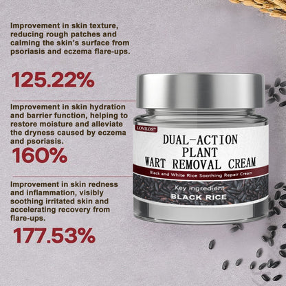 LOVILDS™Black Rice Skin Repair Essence Cream ⚕️ Health Canada Certified Certified (Eliminates warts and skin tags, relieves psoriasis, improves keratin build-up and follicular keratinization, fades pigmentation, sun spots & age spots)