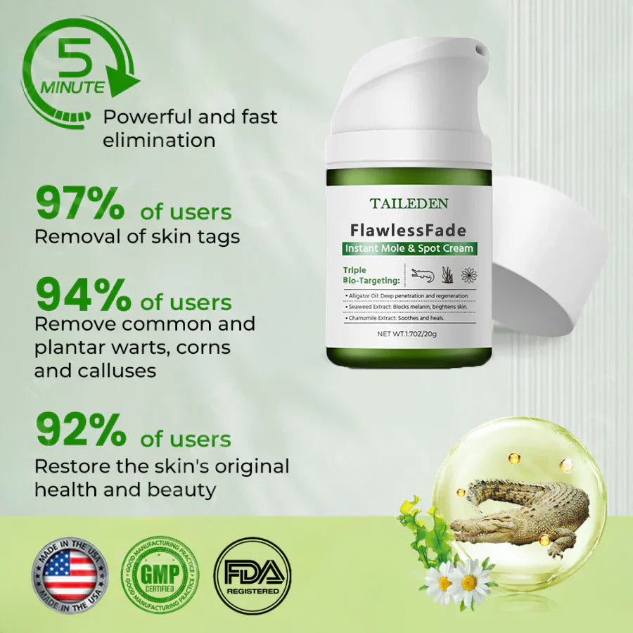 ✅Official Store: TAILEDEN™ FlawlessFade Instant Mole & Spot Cream