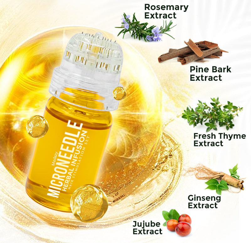 👱‍♂️ Medazy® Microneedle Herbal Infusion Hair Stimulation Set